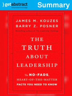 cover image of The Truth about Leadership (Summary)